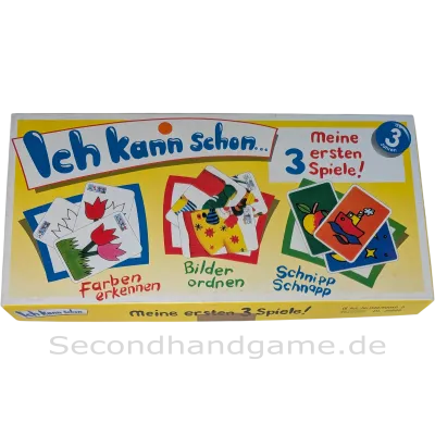 Lernspiele! 3 Spiele Ich kann schon... Farben erkennen, Bilder ordnen, Schnipp Schnapp