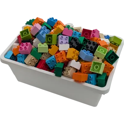 Lego Duplo 25 Bausteine 2x2 Konvolut 3437 Bunter Steinespaß