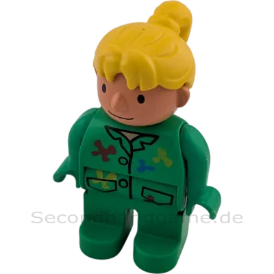 Lego Duplo 4555 Wendy mit Malerkittel und Farbkleksen Bob der Baumeister