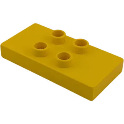 Lego Duplo 6413 Tischplatte 2x4 Fliesen Gelb mit 4 Noppen