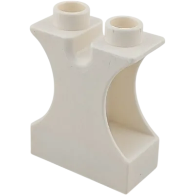 Lego Duplo Stein 1x2x2 Stütze / Dreh-Auflage – Weiß (Art.-Nr. 42234)