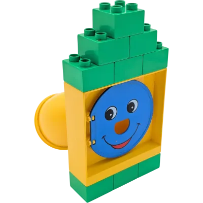 Lego Duplo Tunnelrutsche Spielplatz 14 teilig Gesicht Dunkelblau Gelb Grün