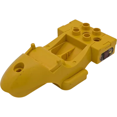 Lego Duplo Toolo 31381 Cockpit Kabine Baustein Fahrgestell Chassis Racer Body Gelb