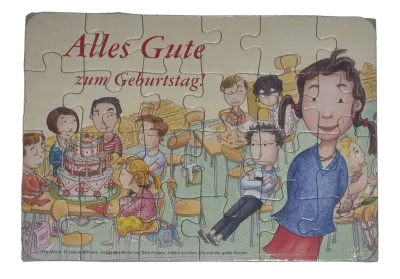 Alles Gute zum Geburtstag Puzzle 24 Teile Ella Motiv