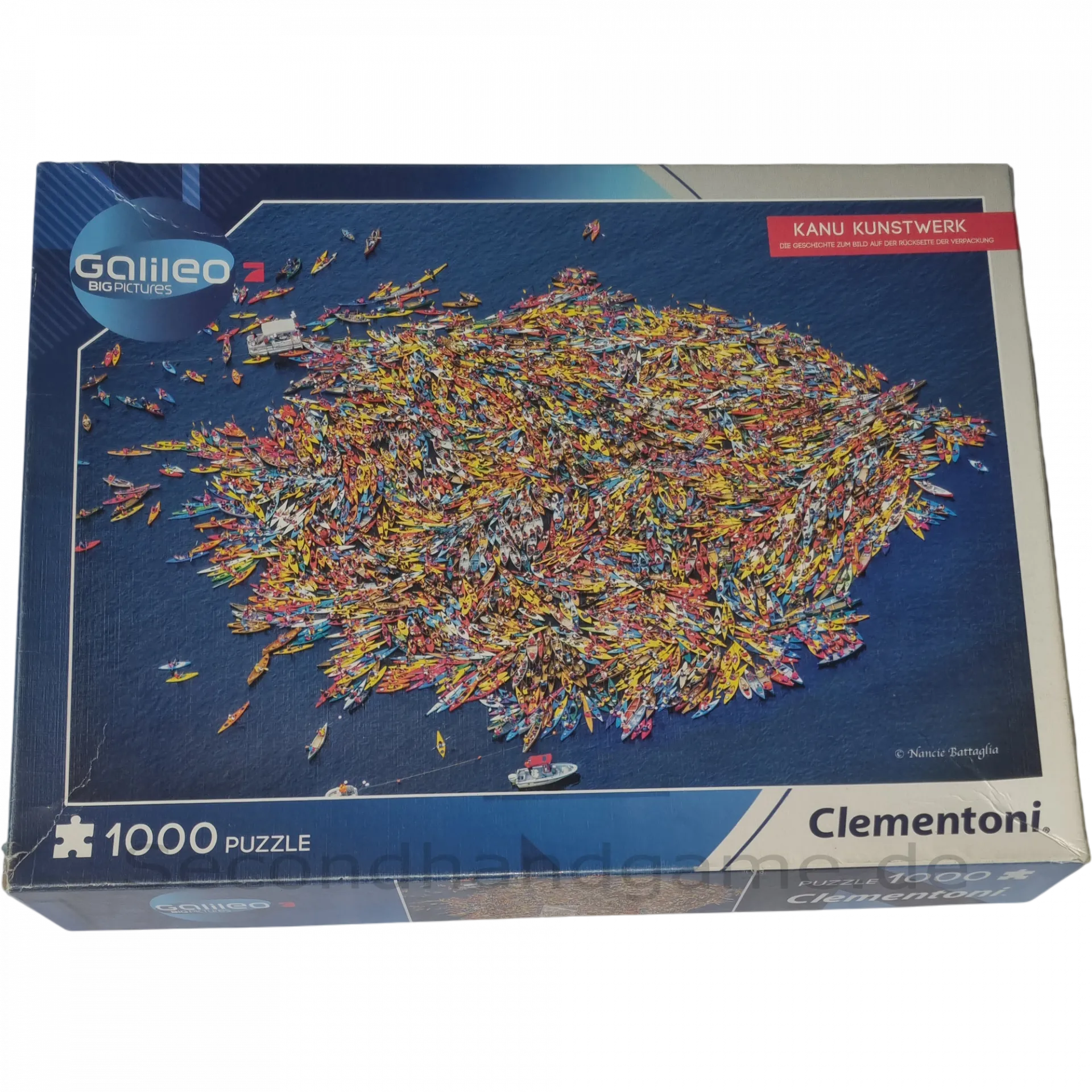 Clementoni Galileo Big Pictures Puzzle 1000 Teile 59088 Kanu Kunstwerk