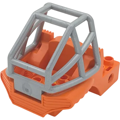 Lego Duplo 31196 Toolo Fahrzeug Kabine Kanzlei 4x6 Orange mit Dach Käfig