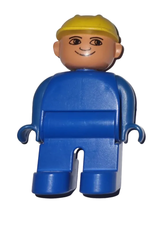 Lego Duplo Figur Mann 47394 Blaumann Gelber Helm