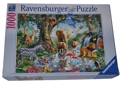 Ravensburger Premium Softclick Puzzle 1000 Teile 198375 Abenteuer im Dschungel
