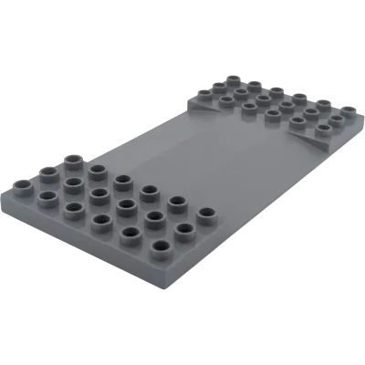 Lego Duplo Platte 6x12 Rampe 95463 Dunkelgrau