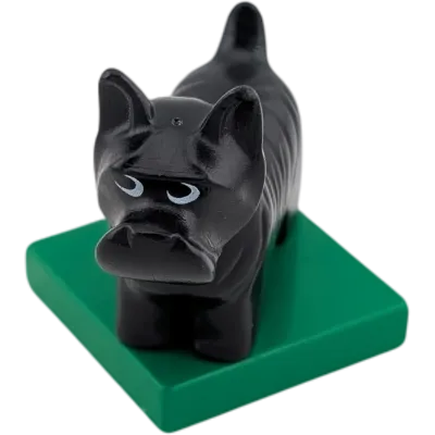 Lego Duplo Hund auf Dunkelgrüner Platte 2299