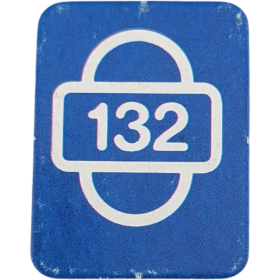Ravensburger Scotland Yard Ersatzteile Blau Startkarte Zahl Einhundertzweiunddreißig 132