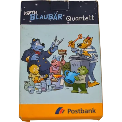 Postbank Käpt'n Blaubär Quartett Berufe