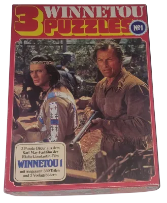 FX Schmid Puzzle Winnetou 1 Puzzle  3x120 Teile 95109