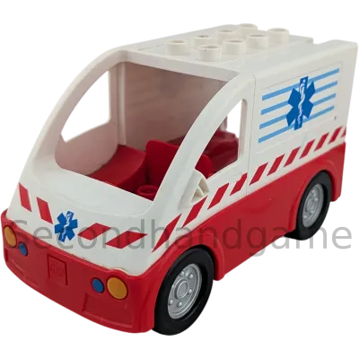 Lego Duplo Krankenwagen Rot Weiß 
