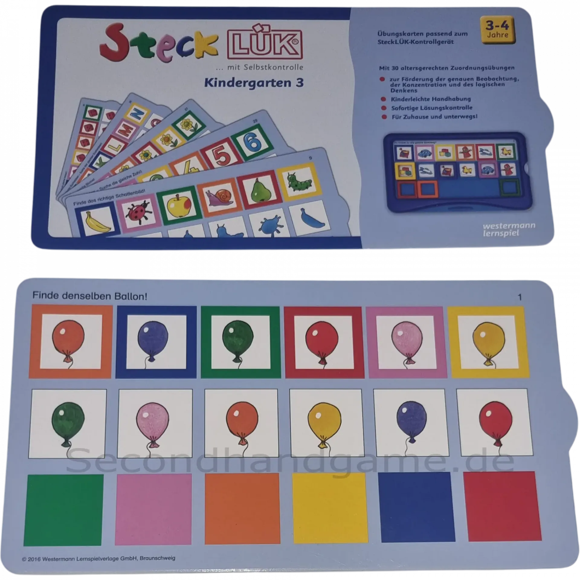 Steck LÜK Spiele Kindergarten 3