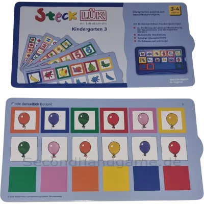 Steck LÜK Spiele Kindergarten 3