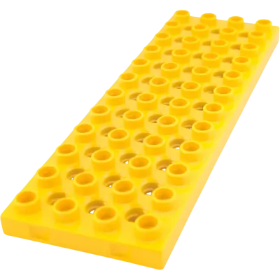 Lego Duplo 6668 Lochplatte 4x12 Gelb