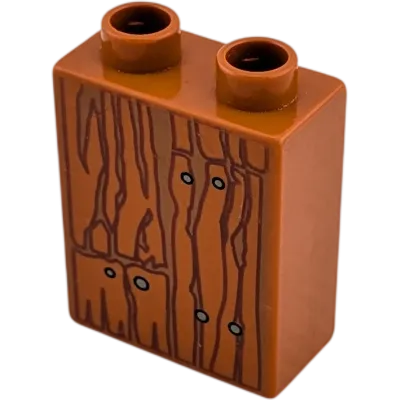 Lego Duplo 4066 Stein 1x2x2 Braun Holz Stamm Baum