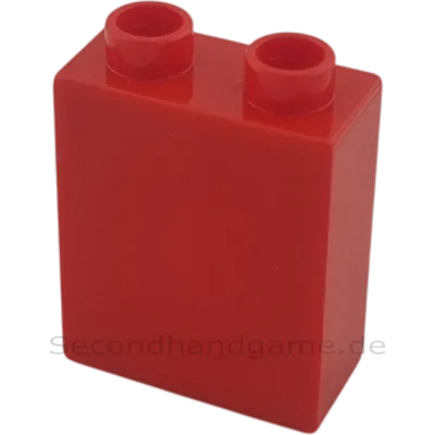 Lego Duplo 4066 Stein 1x2x2 Rot