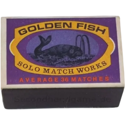 Welthölzer Golden Fish Solo Match Works Würfelwörtern