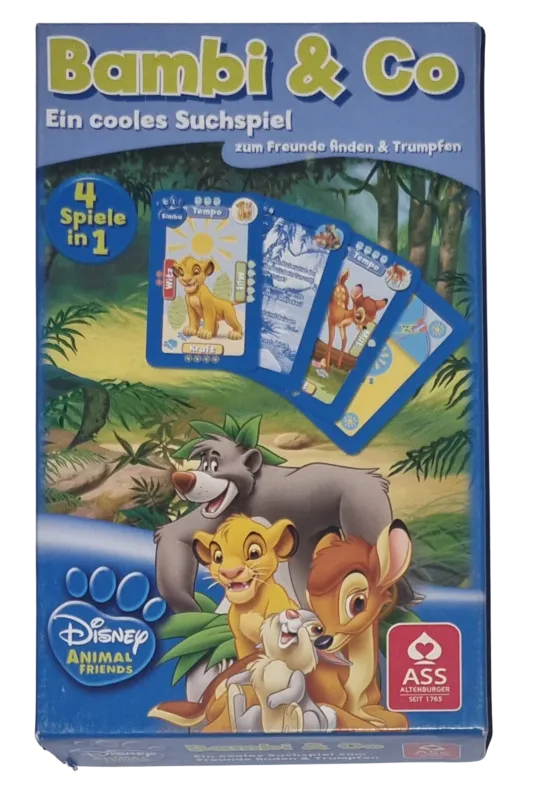 ASS Bambi & Co Ein cooles Suchspiel 4 Spiele in 1