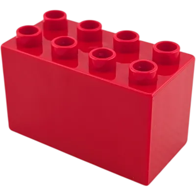 Lego Duplo 2x4x2 Doppelstein 31111 Rot