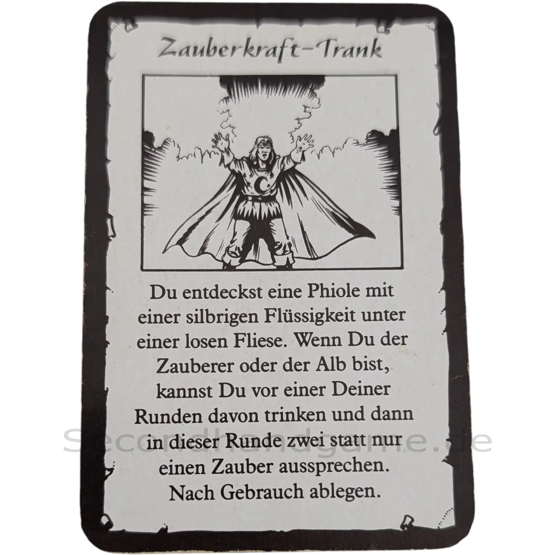 MB Hero Quest Master Schatzkarte Zauberkraft-Trank