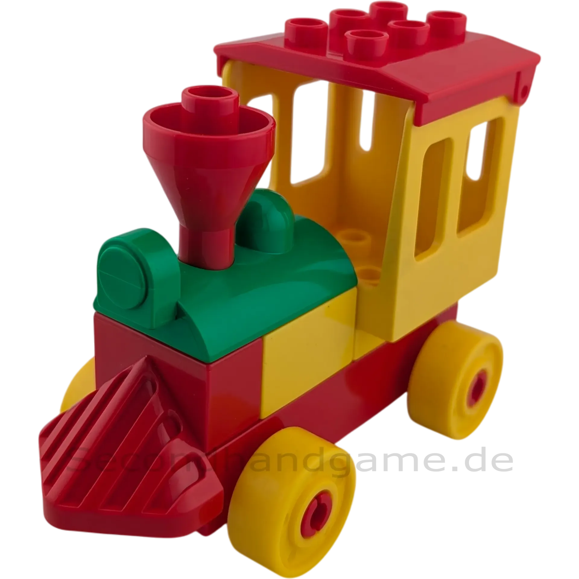 Lego Duplo Eisenbahn Zug Schiebelok Grün Rot Gelb
