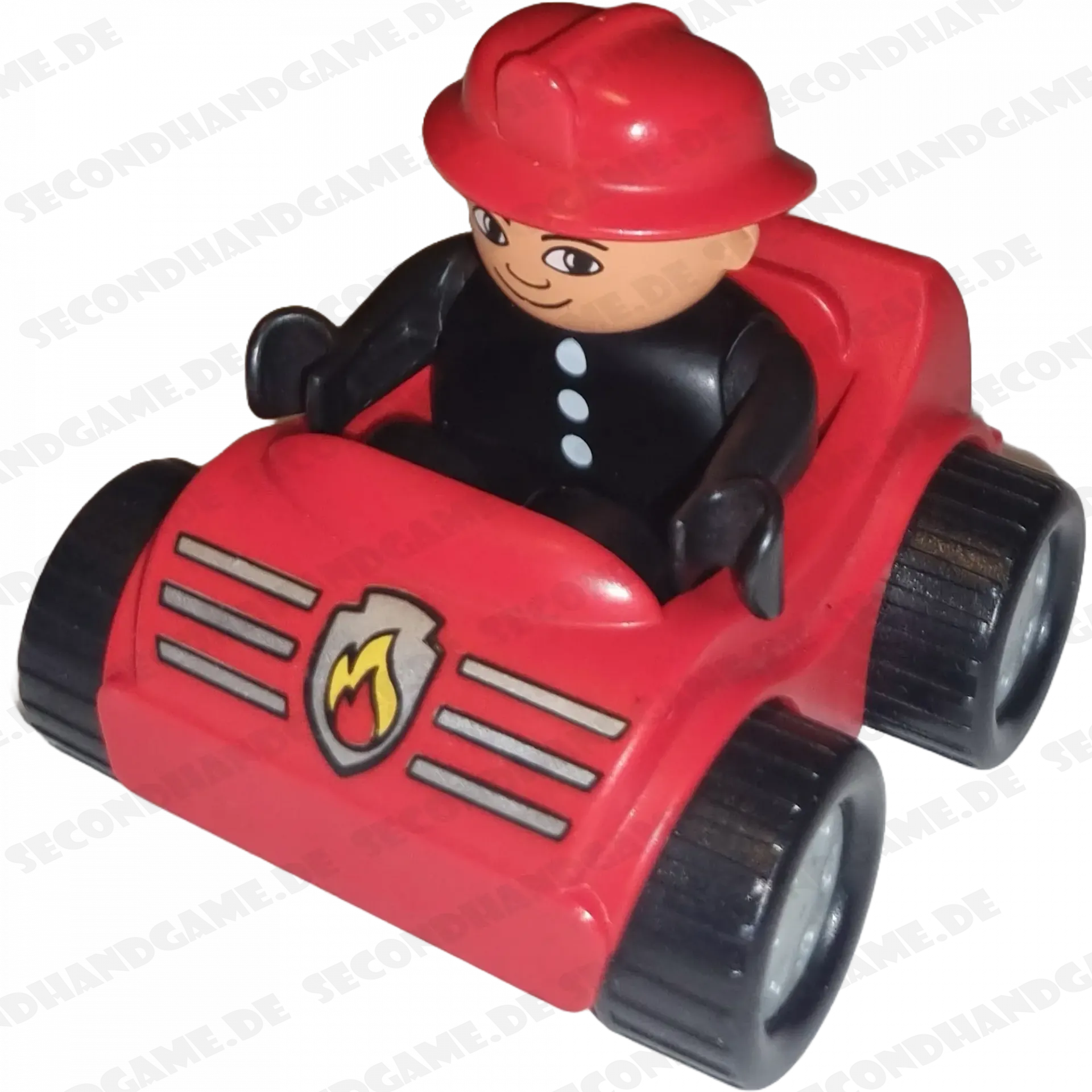 Lego Duplo Auto von Feuerwehr Feuerwehrauto mit Feuerwehrmann