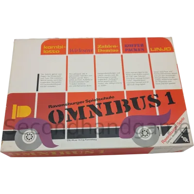 Ravensburger Spieleschule Wir lesen! Kombilotto, Koffer packen uvm. Omnibus 1
