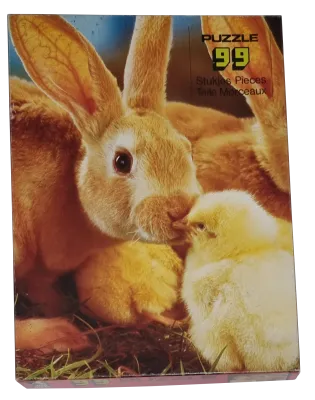 Wild Horse Rabbits and chicken Puzzle  99 Teile