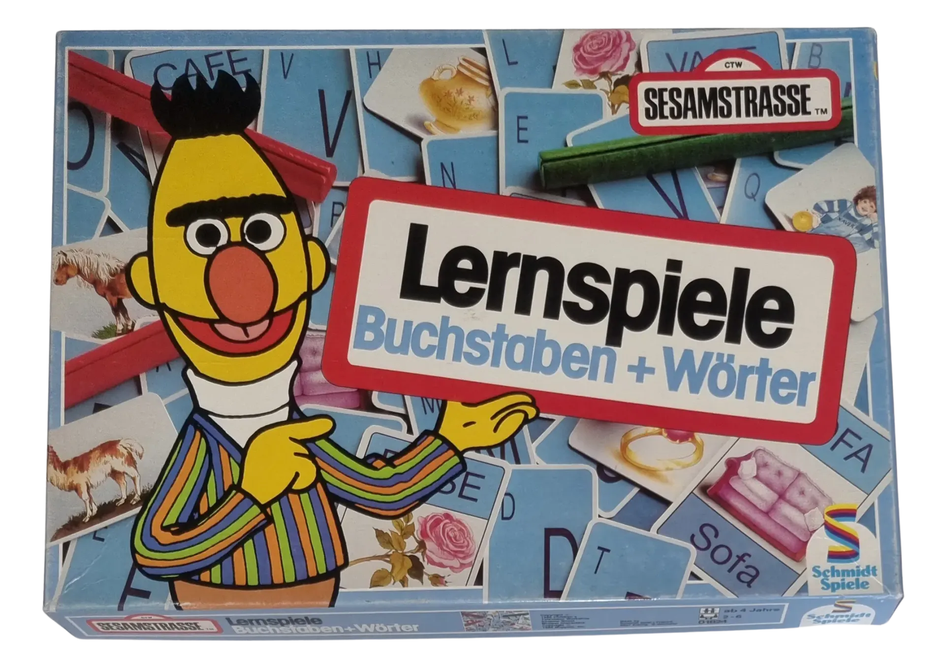 Schmidt Sesamstrasse Lernspiele Buchstaben + Wörter 01824