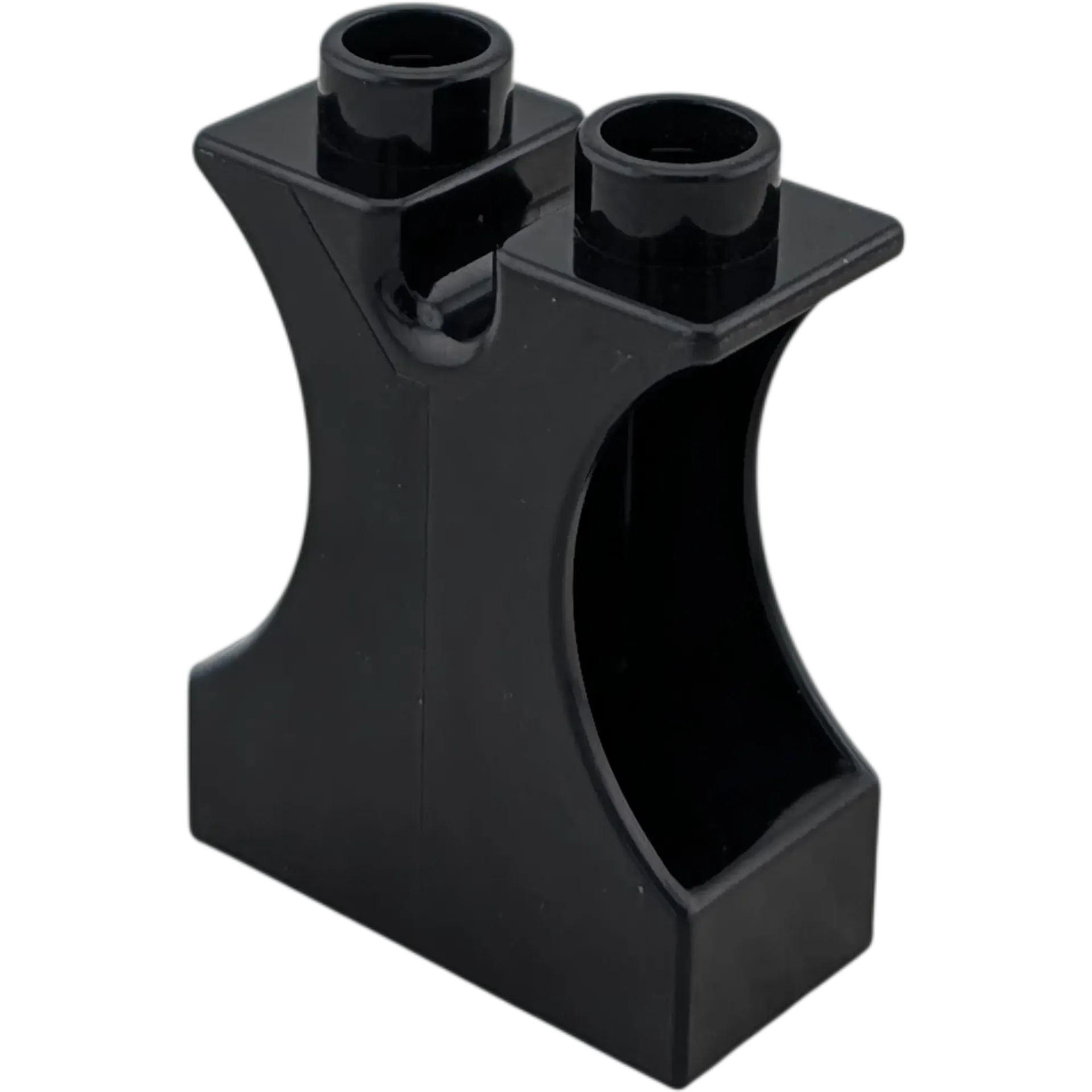 Lego Duplo Stein 1x2x2 Stütze / Dreh-Auflage – Schwarz (Art.-Nr. 42234)