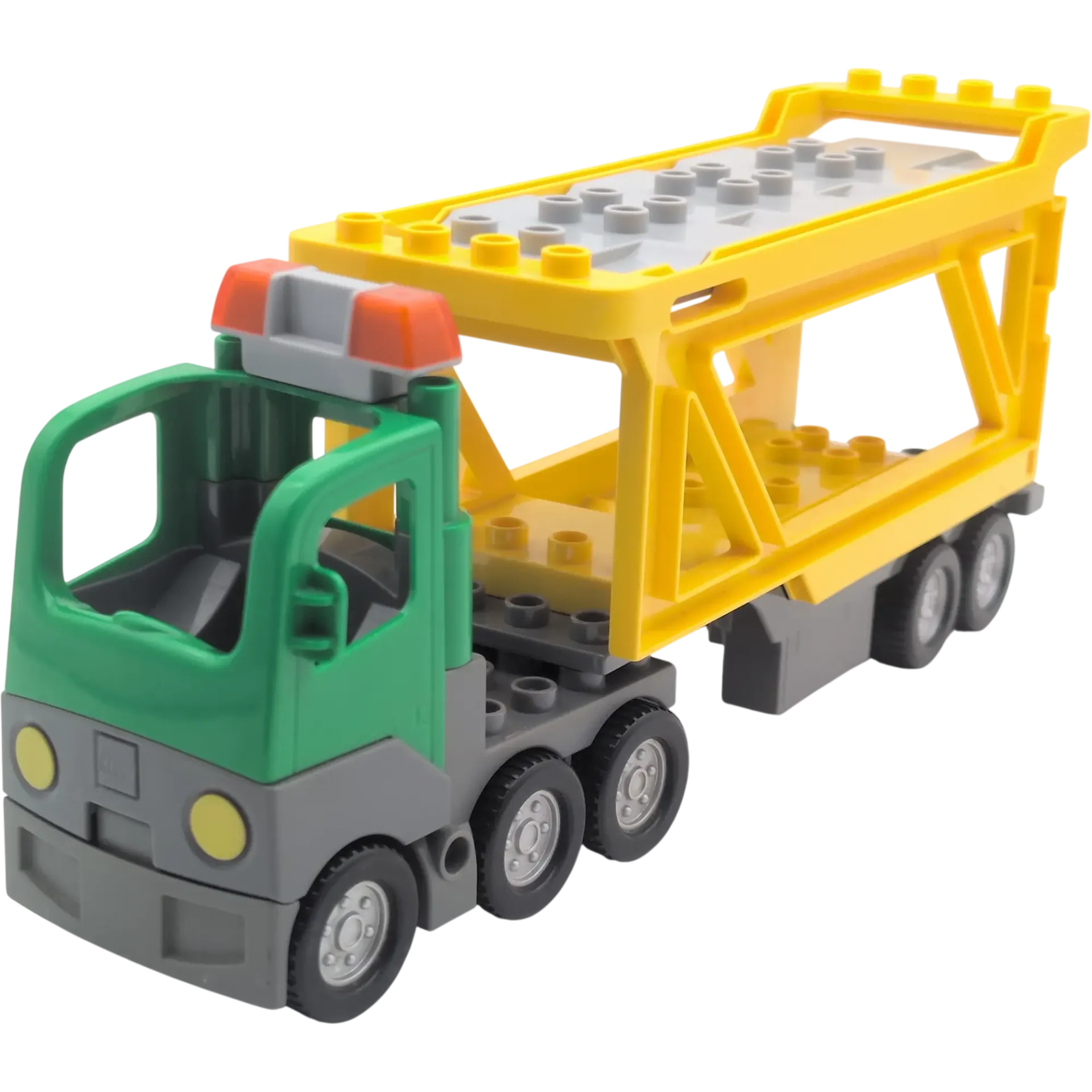 Lego Duplo Autotransporter Lastwagen LKW Gelb Grün