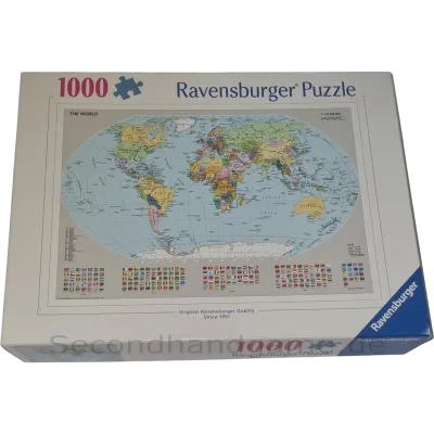 Ravensburger Puzzle Politische Weltkarte 1000 Teile 120000655