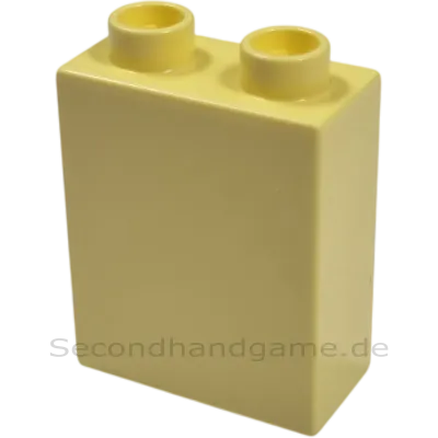 Lego Duplo 4066 Stein 1x2x2 Hellgelb
