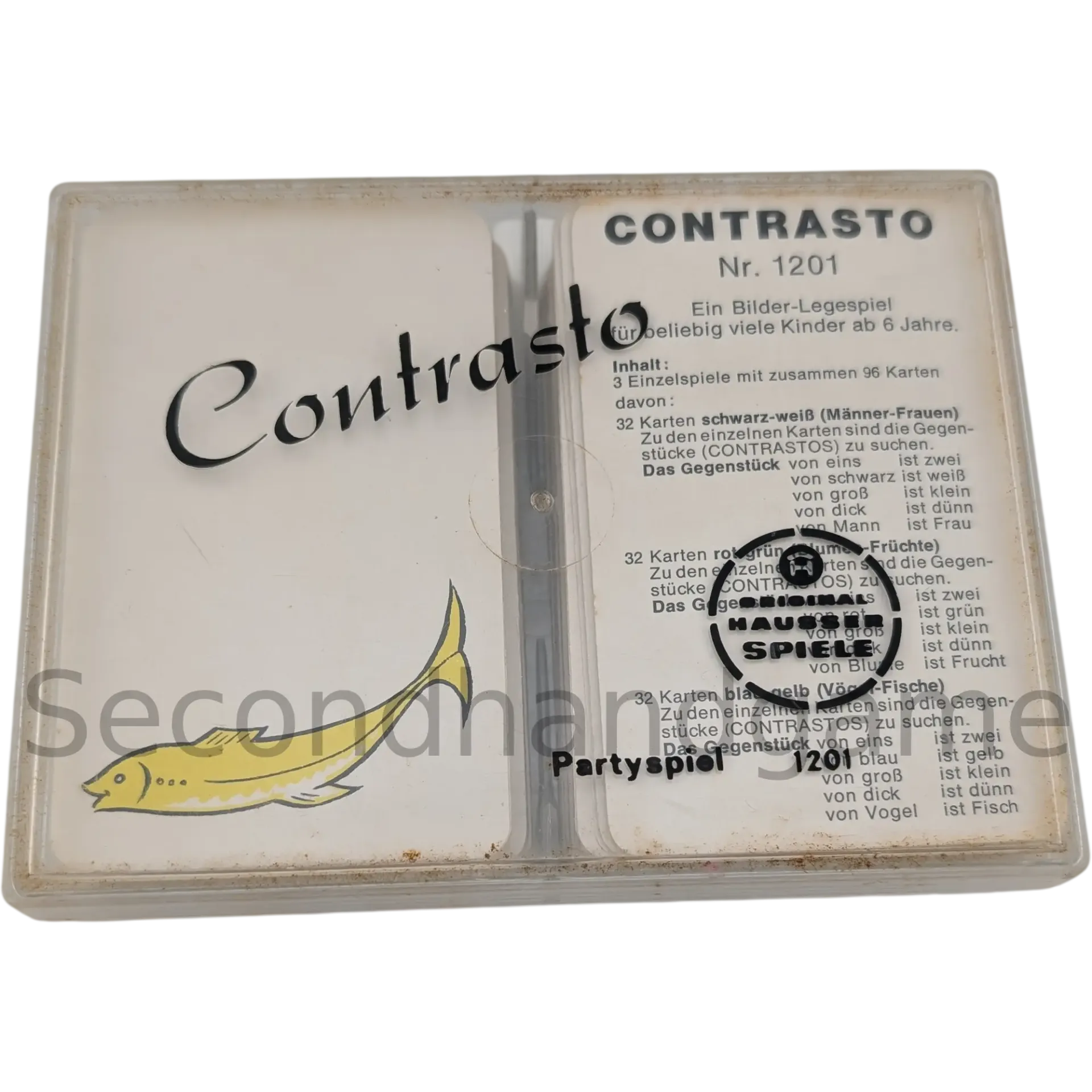 Hausser Contrasto Karten Legespiel ca. 1975