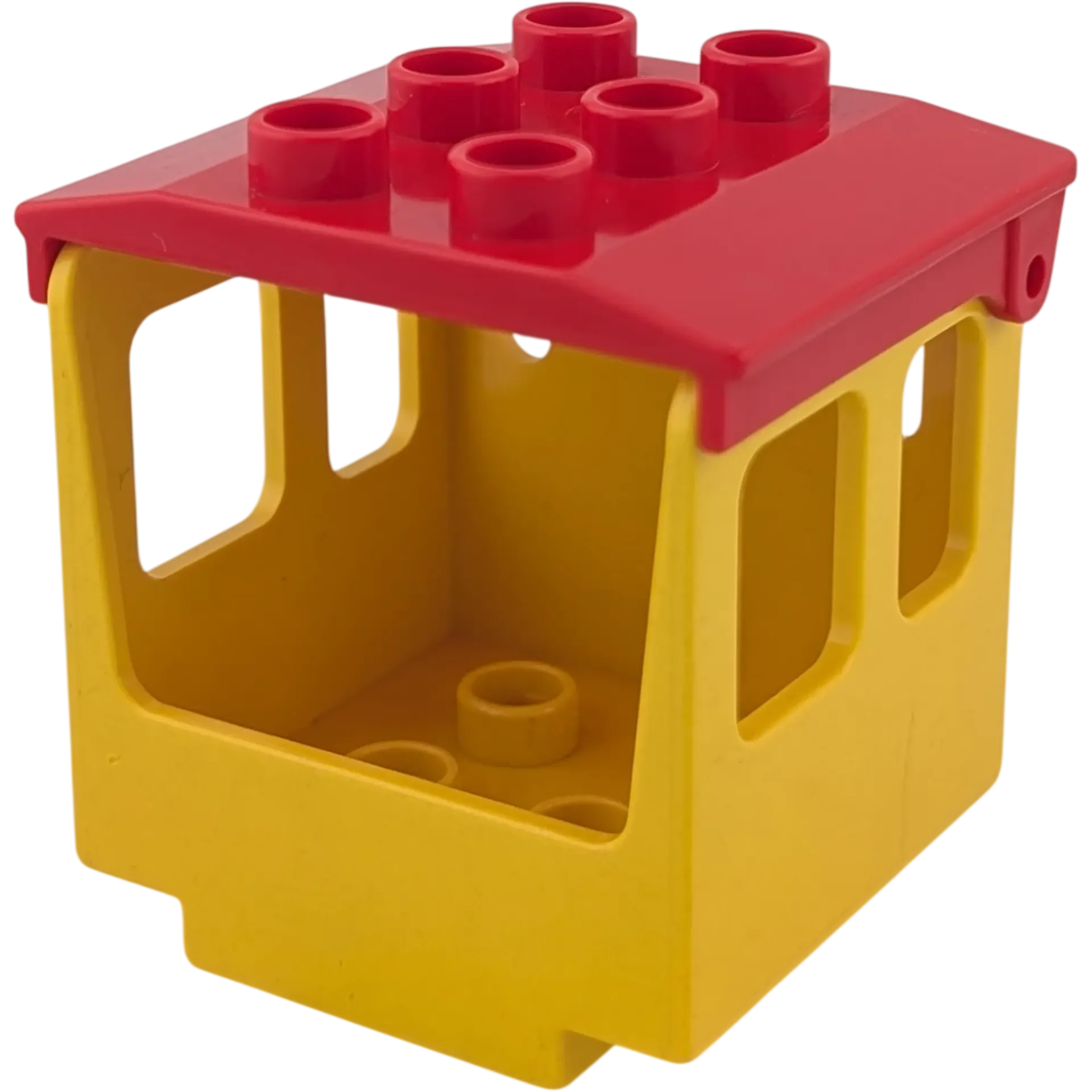 Lego Duplo 4544 Aufsatz Gelb mit Klappdach Rot Kabine Führerhaus 