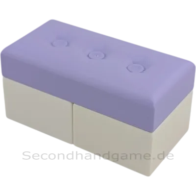 Lego Duplo Sofa Couch Wohnlandschaft Lavendel und Weiß Bank