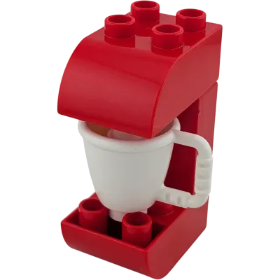 Lego Duplo 27383 Tasse Trichter Mixer Küchenmaschine Kaffeemaschine Rot Weiß
