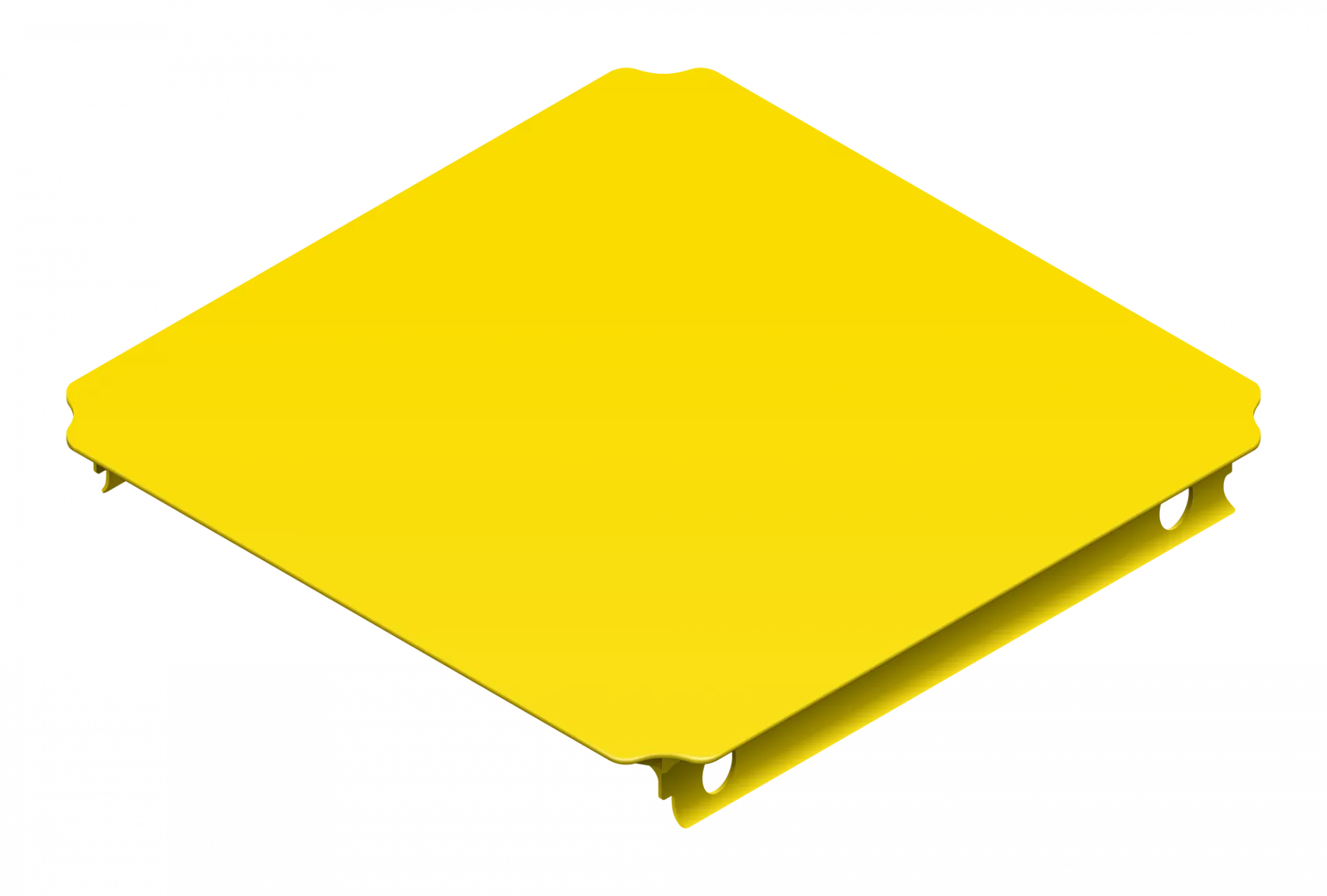 QUADRO Platte 40 × 40 cm 00404 Gelb