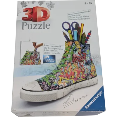 Ravensburger 3D Puzzle Sneaker Graffiti 112 Teile 125357, ab 8 Jahren