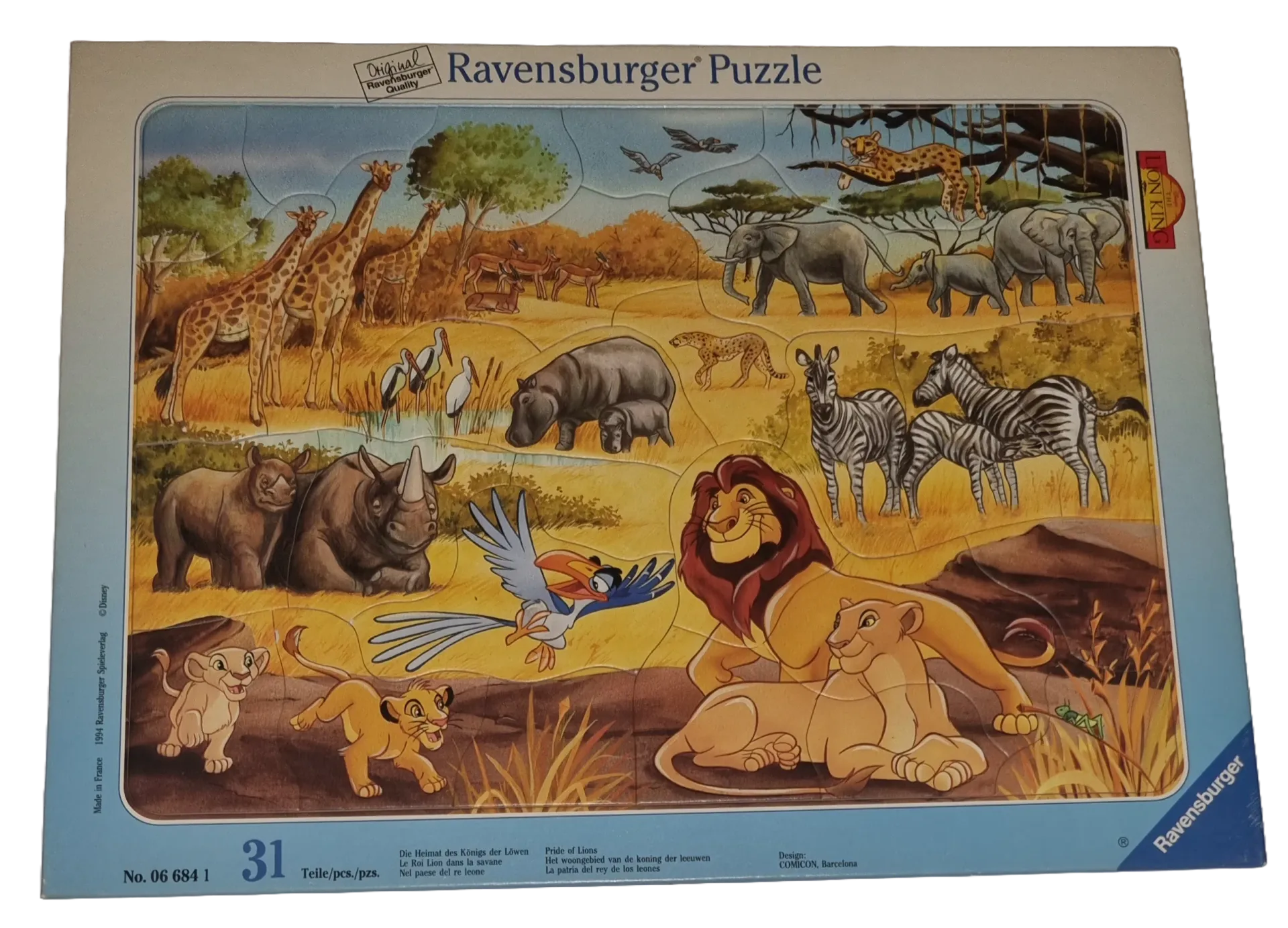 Ravensburger Rahmenpuzzle Die Heimat des Königs der Löwen 31 Teile 066841