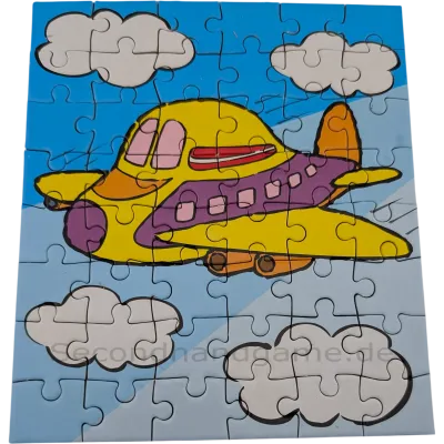 Holzpuzzle Flugzeug am Himmel 48 Teile
