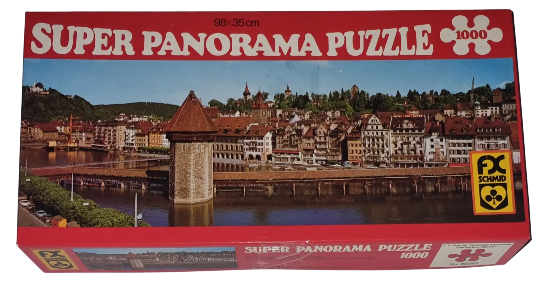 FX Schmid Super Panorama Puzzle 1000 Teile No. 98283 Luzern/Schweiz