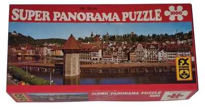 FX Schmid Super Panorama Puzzle 1000 Teile No. 98283 Luzern/Schweiz