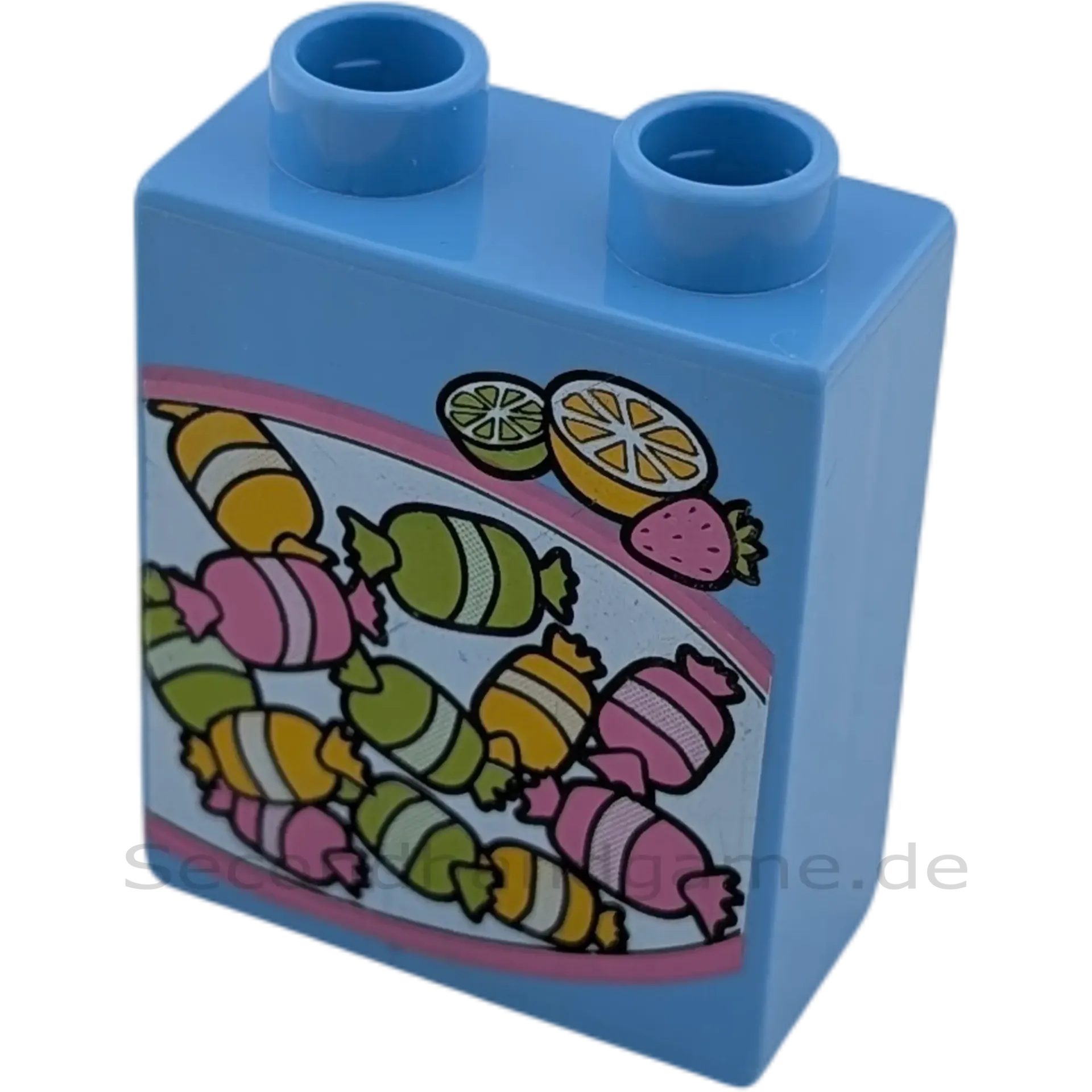 Lego Duplo 4066 Stein 1x2x2 Blau Bonbons Süssigkeiten