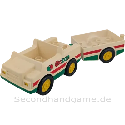 Lego Duplo Auto Octan mit Anhänger Tankwagen