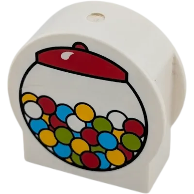 Lego Duplo 14222 Rund Kaugummiautomat Bonbons Weiß Bunt