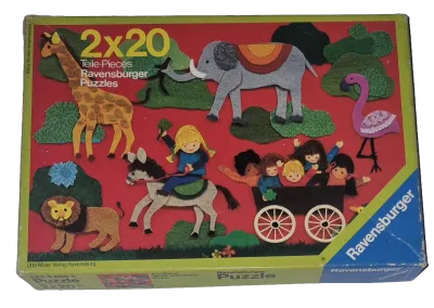 Ravensburger Puzzle 2 x 20 Teile Zoo/Zirkus 62356898